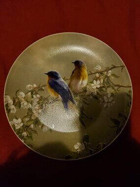 TONE WORLD HAUTMAN BIRDS BROTHERS 2004 DECORATIVE COLLECTIBLE PLATE